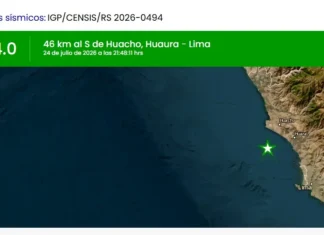 Temblor hoy en Lima