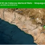 Sismo de magnitud 3.4 remeció Moquegua: epicentro se ubicó cerca de Calacoa Temblor hoy en Moquegua