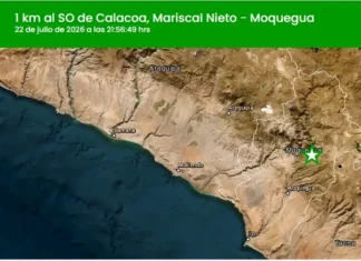 Temblor hoy en Moquegua