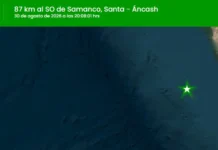 Temblor en Áncash