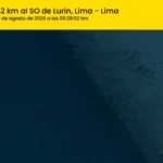 Temblor de magnitud HOY de 4.8 se registra cerca de Lurín en Lima Temblor en Lima hoy