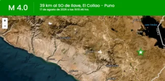 Temblor de magnitud 4.0 se registra cerca de Ilave, en Puno Temblor en Puno