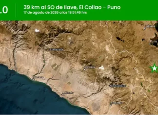 Temblor de magnitud 4.0 se registra cerca de Ilave, en Puno Temblor en Puno