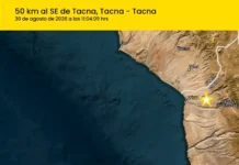 Temblor en Tacna hoy