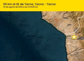 Temblor en Tacna hoy