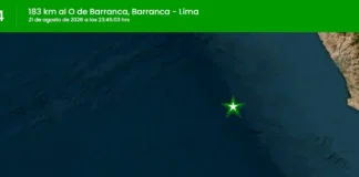 Temblor hoy