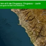 Temblor de magnitud 4.3 sacudió Chupaca, en Junín, este sábado 8 de agosto Temblor hoy
