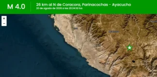 Temblor hoy Ayacucho