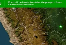 Temblor hoy Perú