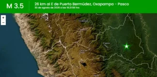Temblor hoy Perú