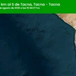 Temblor hoy Tacna