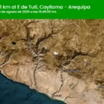 Temblor hoy en Arequipa