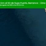 Temblor hoy en Lima.