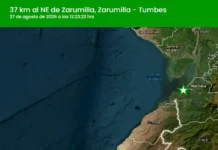¡Van 2! Dos temblores sacuden HOY Tumbes en pocos minutos este 27 de agosto Temblor hoy en Tumbes