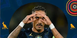 Brasil vs. Australia goles
