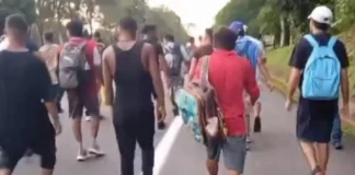 Caravana migrante rumbo a Estados Unidos