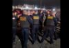 Hinchas mexicanos se enfrentan a la policía tras el México vs. Perú en Nueva Jersey