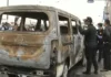 Los Olivos: colectivero muere tras ser atacado e incendiado dentro de su miniván en Primera de Pro Los Olivos transportista muere quemado dentro de su miniván tras atentado