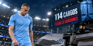 Manchester City ante una sanción histórica: reportan fallo adverso en 114 cargos y esto podría pasar Manchester City sanciones