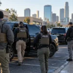 EN VIVO: Mapa de redadas de ICE hoy 24 de septiembre en Estados Unidos: 28 reportes en 14 estados Imagen referencial de un operativo con agentes y vehículos durante el seguimiento de reportes de ICE del 24 de septiembre en Estados Unidos