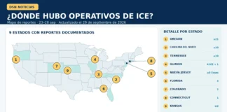 Operativos de ICE al 29 de septiembre: estados, condados y calles donde se reportaron intervenciones Redadas de ICE hoy en Estados Unidos