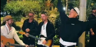 Robbie Williams cantó con sus fans tras la cancelación de su segundo concierto en Lima