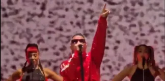 Robbie Williams hace historia en Lima: así fue su primer concierto en Perú con ‘Rock DJ’ y ‘Wonderwall’ (VIDEO) Robbie Williams en Lima 2026 (2)