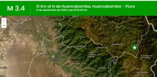 Temblor en Piura hoy: sismo de magnitud 3.4 remeció Huancabamba este 21 de septiembre Sismo en Piura hoy