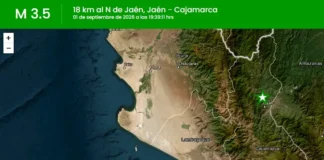 Temblor Cajamarca hoy