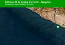 Temblor en Arequipa hoy