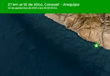 Temblor en Arequipa hoy