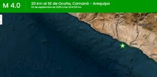 Sismo de magnitud 4.0 se registra cerca de Ocoña, en Arequipa: IGP reportó intensidad II-III Temblor en Arequipa hoy