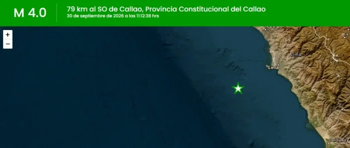 Temblor en Lima, Callao hoy Temblor en Lima, Callao hoy