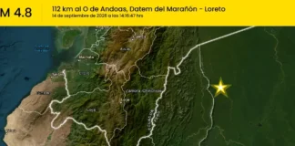 Temblor en Loreto hoy