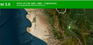 Temblor en Perú hoy