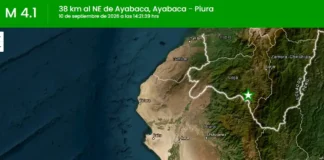 Temblor en Piura hoy