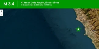 Temblor de magnitud 3.4 se registró HOY en Ancón Temblor hoy en Lima