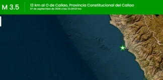 Temblor hoy en Lima, Callao