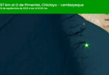 Temblor de magnitud 4.0 se registra frente a Lambayeque hoy 18 de septiembre Temblor hoy en Perú