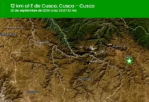 Temblor hoy en el Cusco