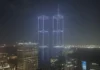 Torres Gemelas con drones