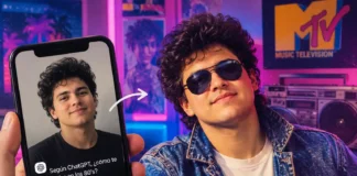 Trend de los años 80 en ChatGPT