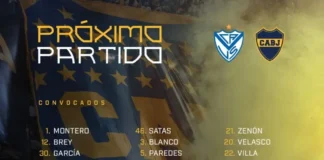 Vélez vs. Boca hoy