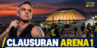 Fans de Robbie Williams exigen respuestas tras cancelación de su concierto de hoy en Arena 1 Cancelan concierto de Robbie Williams en Lima.