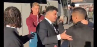 Cristiano Ronaldo intervino ante la seguridad para tomarse fotos con unos niños en Oslo antes del Noruega vs. Portugal por la Nations League.