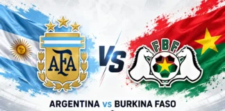 Argentina vs Burkina Faso Poster