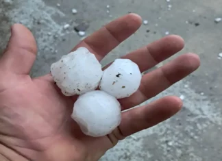 Granizada en Argentina
