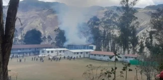 Incendio en local de votación ubicado en el distrito de Sorochuco, provincia de Celendín, región Cajamarca,