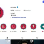 Portugal pierde cerca de 1,7 millones de seguidores tras salida de Cristiano Ronaldo: Instagram cae a 23,3 millones Instagram portugal