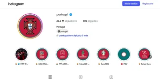 Portugal pierde cerca de 1,7 millones de seguidores tras salida de Cristiano Ronaldo: Instagram cae a 23,3 millones Instagram portugal